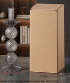 Minimalist Nordic Glass Candlestick Holder – Unique Tall Taper Candle Stand for Modern Tablescapes & Special Event Decor