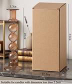 Minimalist Nordic Glass Candlestick Holder – Unique Tall Taper Candle Stand for Modern Tablescapes & Special Event Decor