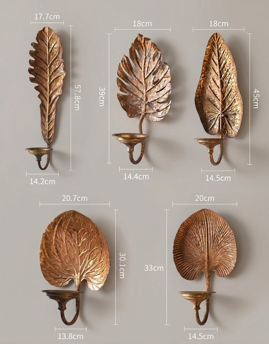 Moderne Rustikale Wandkerzenhalter aus Schmiedeeisen – Industrielle Vintage-Metall-Akzentleuchte & Dekorativer Wandhaken
