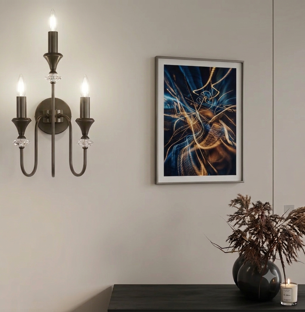 3 Lichter Nachttisch Nordische Wandleuchte