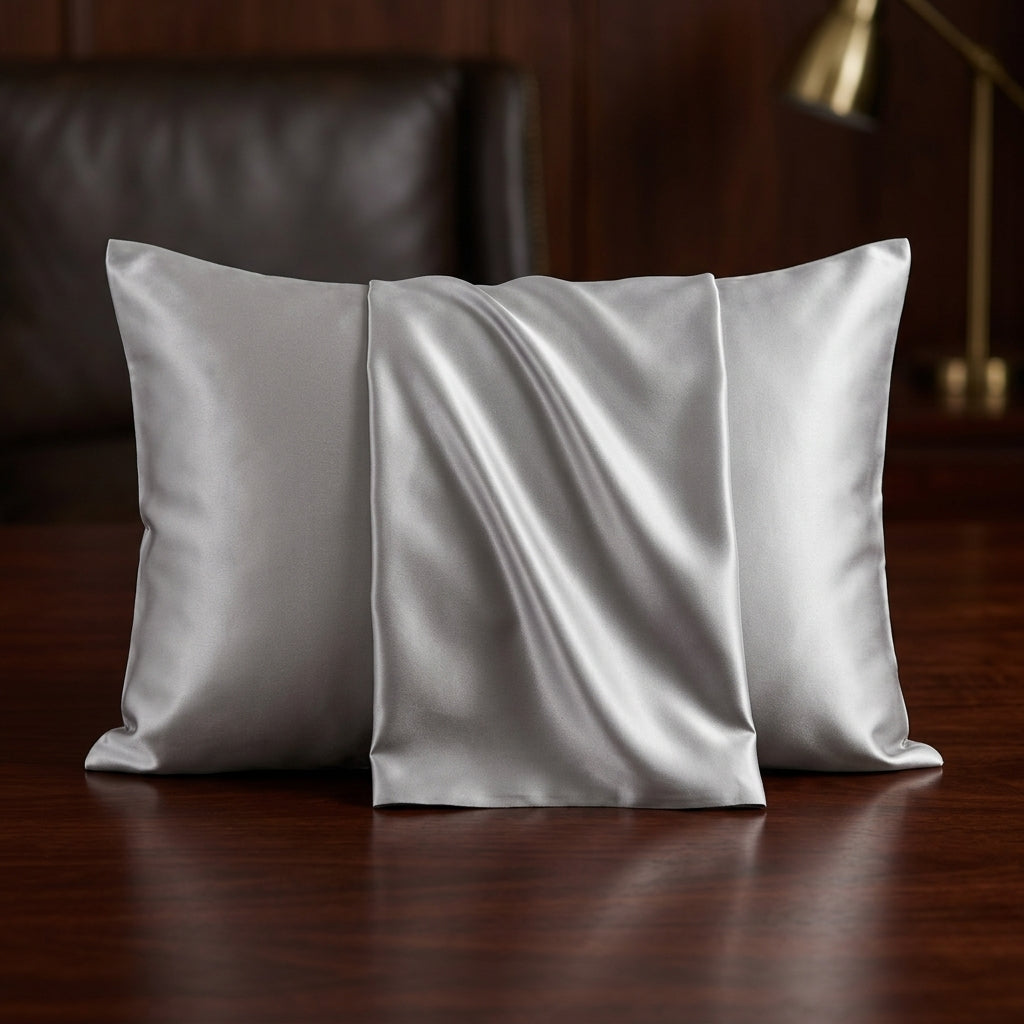 2 Pure Mulberry Silk Pillowcase – 100% Natural Hypoallergenic Beauty Sleep Pillow Cover for Anti-Frizz Hair